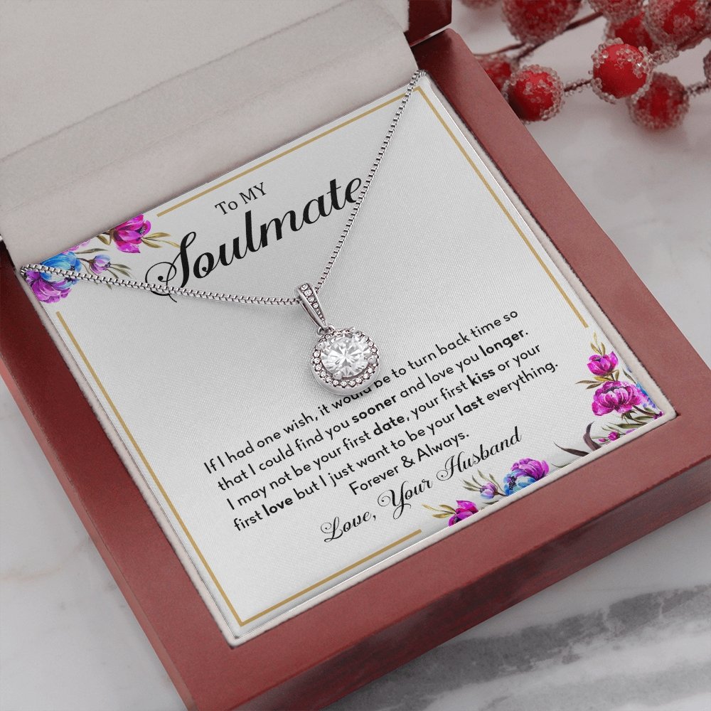 To My Soulmate | If I Had One Wish | Jewelry | C30187TR, lx-C30187, PB23-WOOD, PROD-1957416, PT-2646, TNM-1, USER-43062 | TageUnlimited