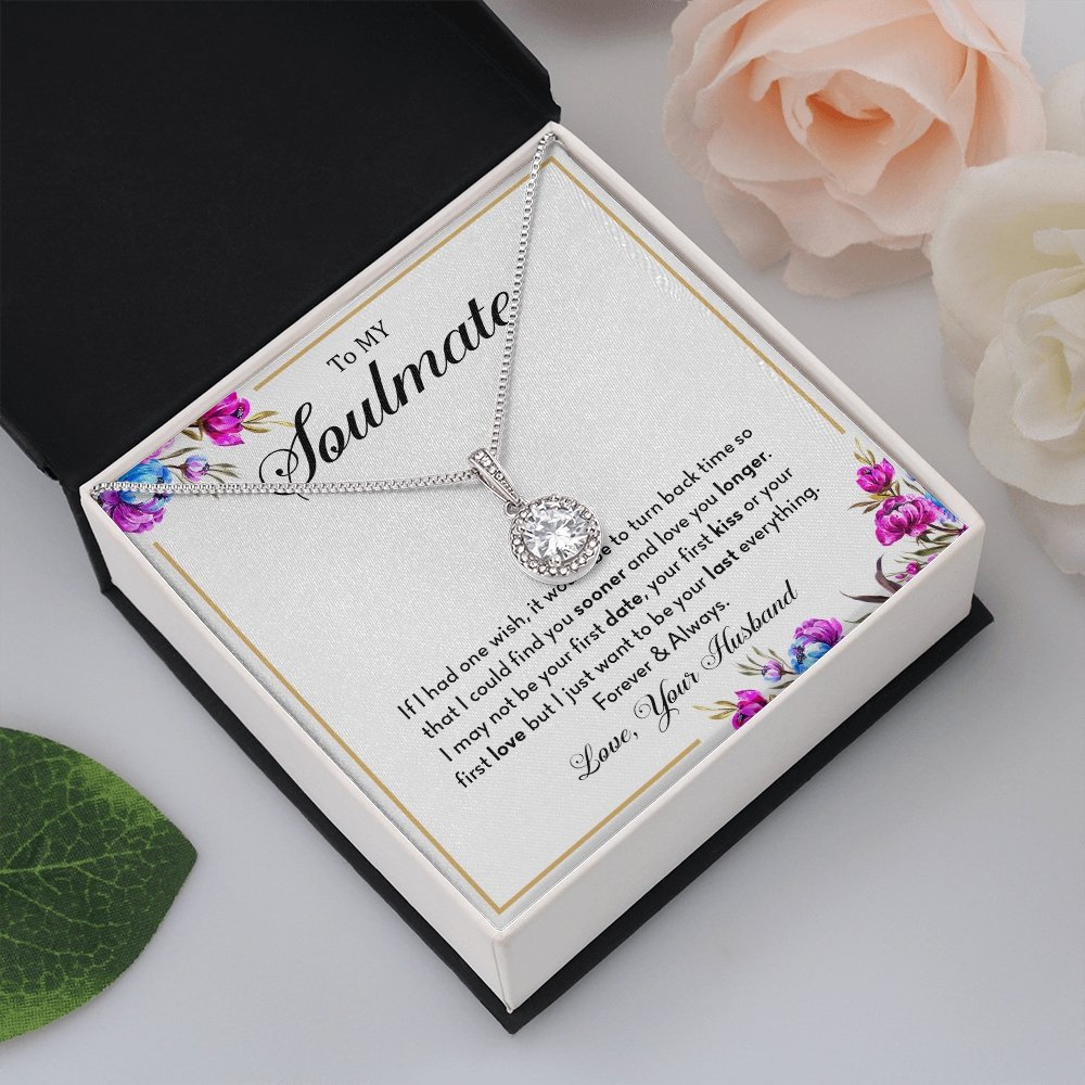 To My Soulmate | If I Had One Wish | Jewelry | C30187TR, lx-C30187, PB23-WOOD, PROD-1957416, PT-2646, TNM-1, USER-43062 | TageUnlimited