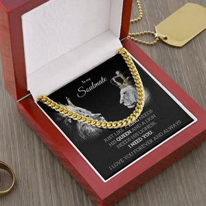 To My Soulmate | Just Like A King 👑 | Jewelry | C30184T, C30184TG, lx-C30184, PB23-WOOD, PROD-1977770, PT-1772, USER-43062 | TageUnlimited