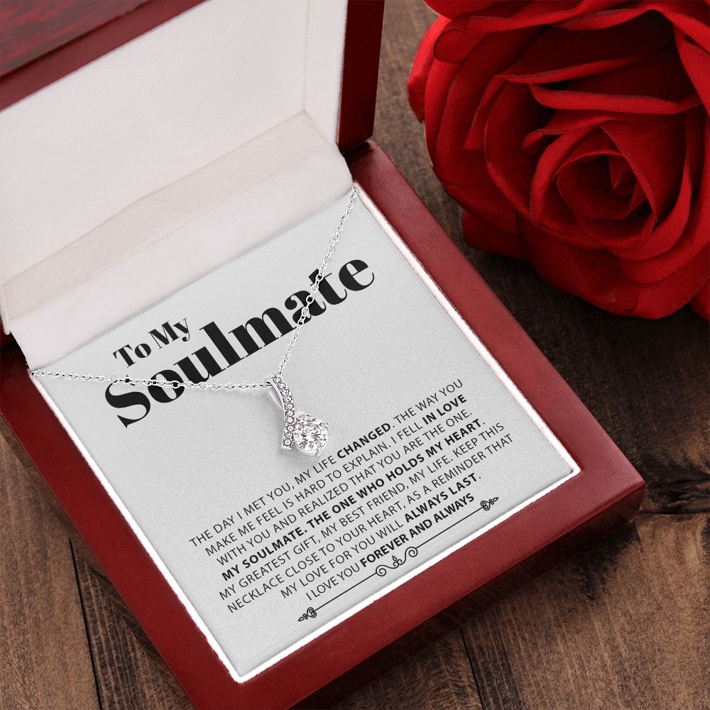 To My Soulmate | My Love For You Will Always Last | Jewelry | C30084TG, C30084TR, lx-C30084, PB23-WOOD, PROD-2079041, PT-930, TNM-1, USER-43062 | TageUnlimited
