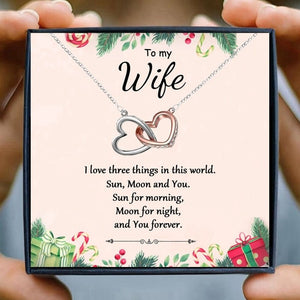 To My Soulmate Necklaces for Women Gift Heart Pendant Necklace Female Girl Crystal Infinity Necklace Gifts Wife Lovers Jewelry | 0 | Tage-Active