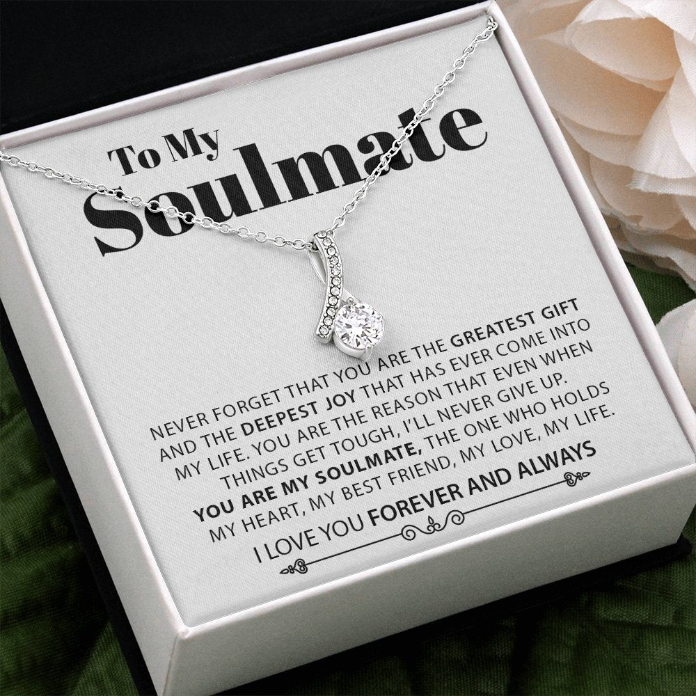 To My Soulmate | Never Forget | Jewelry | C30084TG, C30084TR, lx-C30084, PB23-WOOD, PROD-2079015, PT-930, TNM-1, USER-43062 | TageUnlimited