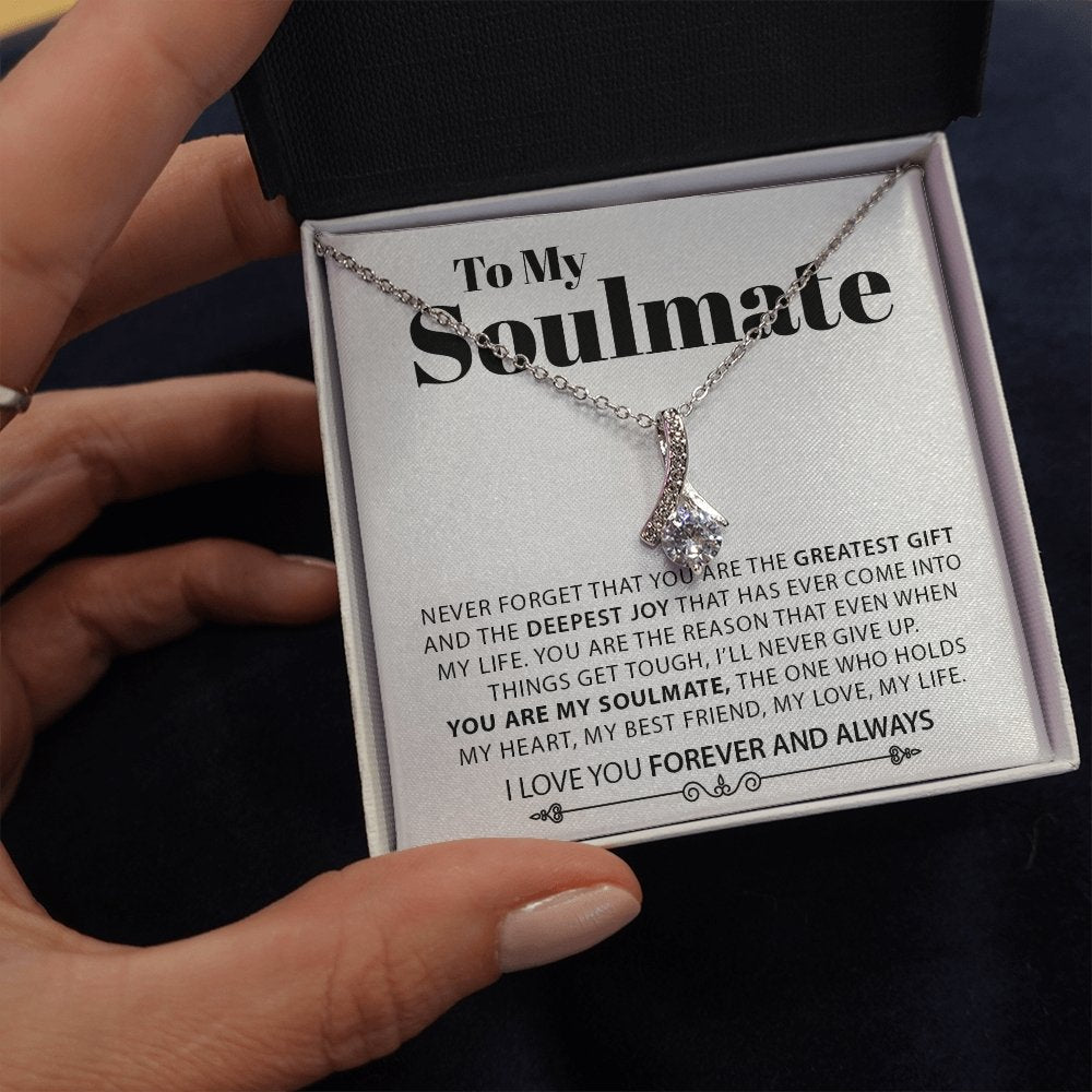 To My Soulmate | Never Forget | Jewelry | C30084TG, C30084TR, lx-C30084, PB23-WOOD, PROD-2079015, PT-930, TNM-1, USER-43062 | TageUnlimited