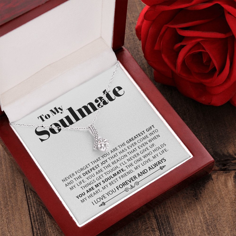 To My Soulmate | Never Forget | Jewelry | C30084TG, C30084TR, lx-C30084, PB23-WOOD, PROD-2079015, PT-930, TNM-1, USER-43062 | TageUnlimited