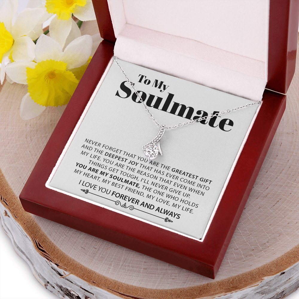 To My Soulmate | Never Forget | Jewelry | C30084TG, C30084TR, lx-C30084, PB23-WOOD, PROD-2079015, PT-930, TNM-1, USER-43062 | TageUnlimited