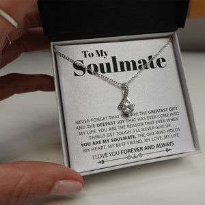 To My Soulmate | Never Forget | Jewelry | C30084TG, C30084TR, lx-C30084, PB23-WOOD, PROD-2079015, PT-930, TNM-1, USER-43062 | TageUnlimited