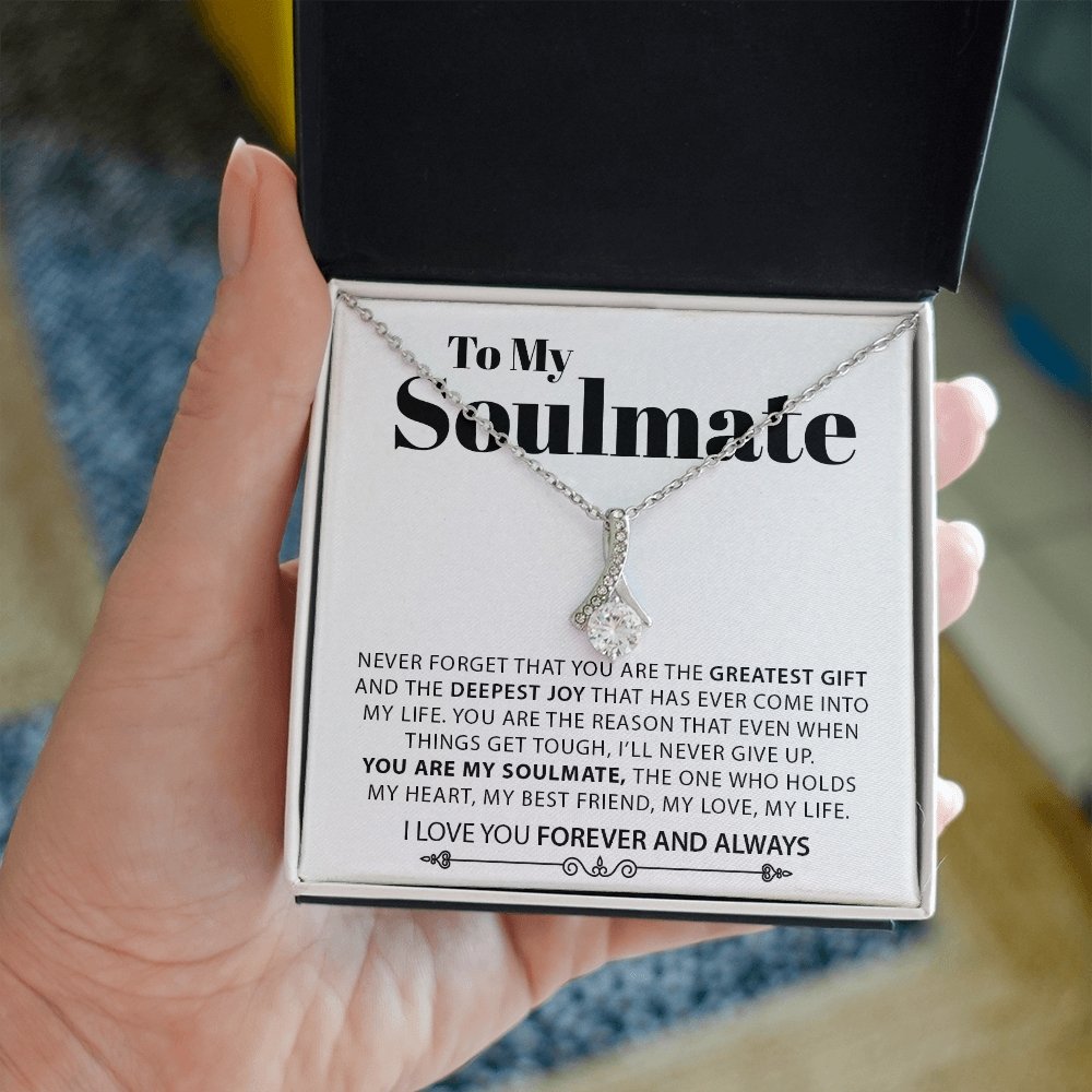 To My Soulmate | Never Forget | Jewelry | C30084TG, C30084TR, lx-C30084, PB23-WOOD, PROD-2079015, PT-930, TNM-1, USER-43062 | TageUnlimited