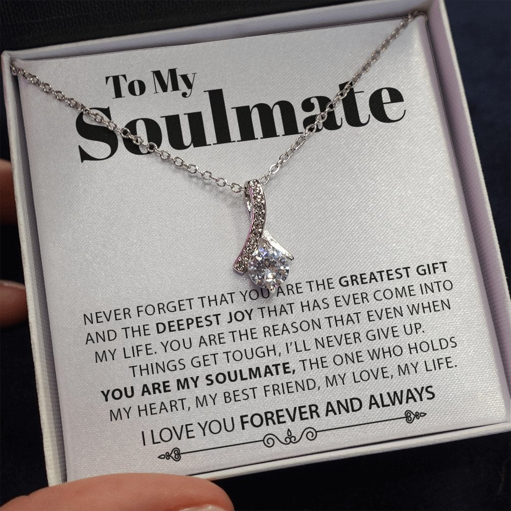 To My Soulmate | Never Forget | Jewelry | C30084TG, C30084TR, lx-C30084, PB23-WOOD, PROD-2079015, PT-930, TNM-1, USER-43062 | TageUnlimited