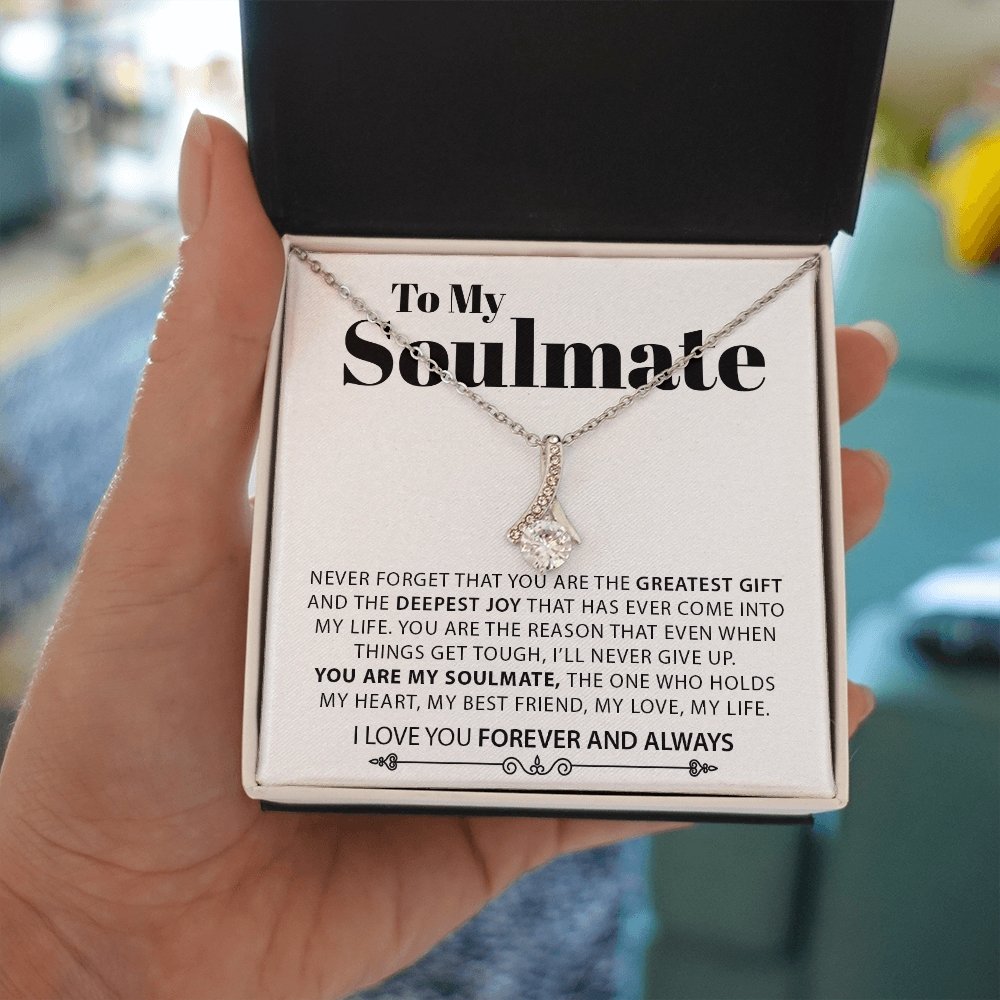 To My Soulmate | Never Forget | Jewelry | C30084TG, C30084TR, lx-C30084, PB23-WOOD, PROD-2079015, PT-930, TNM-1, USER-43062 | TageUnlimited