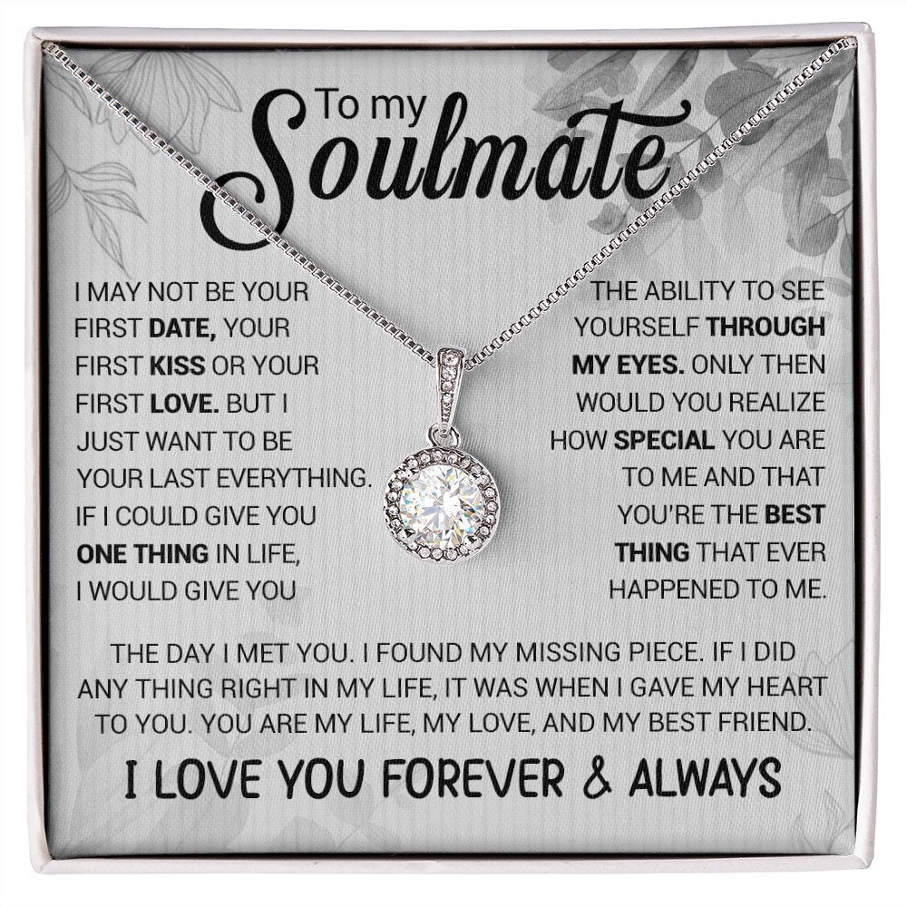 To My Soulmate | The Day I Met You ( Eternal Hope Necklace) | Jewelry | TageUnlimited