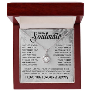 To My Soulmate | The Day I Met You ( Eternal Hope Necklace) | Jewelry | TageUnlimited