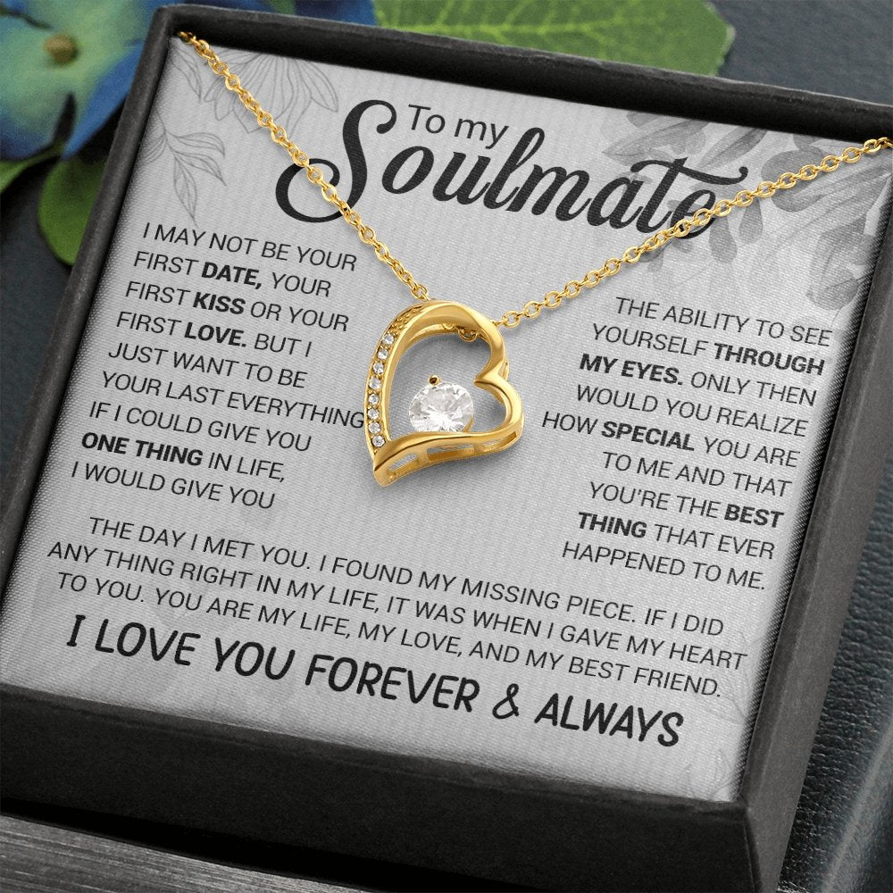 To My Soulmate | The Day I Met You ( Forever Love Necklace) | Jewelry | TageUnlimited