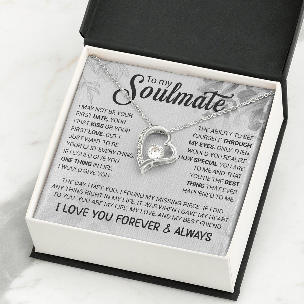 To My Soulmate | The Day I Met You ( Forever Love Necklace) | Jewelry | TageUnlimited