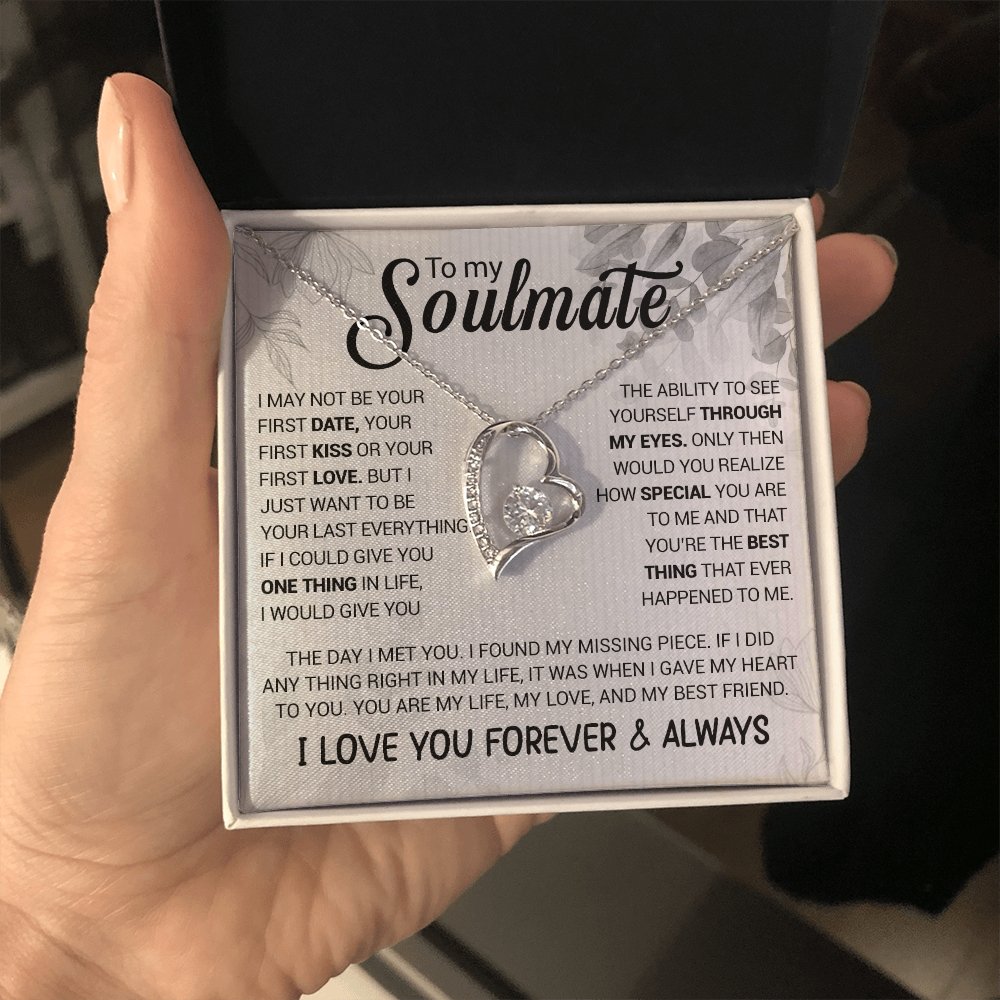 To My Soulmate | The Day I Met You ( Forever Love Necklace) | Jewelry | TageUnlimited