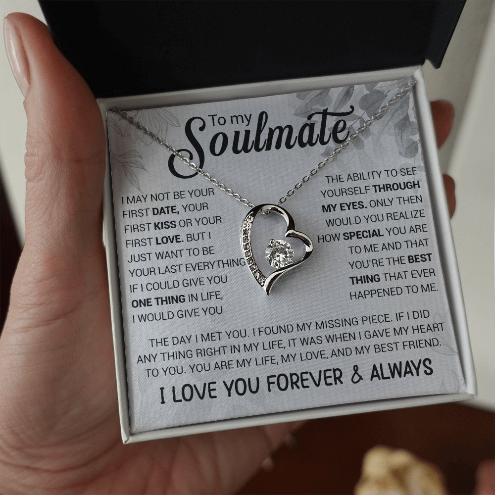 To My Soulmate | The Day I Met You ( Forever Love Necklace) | Jewelry | TageUnlimited