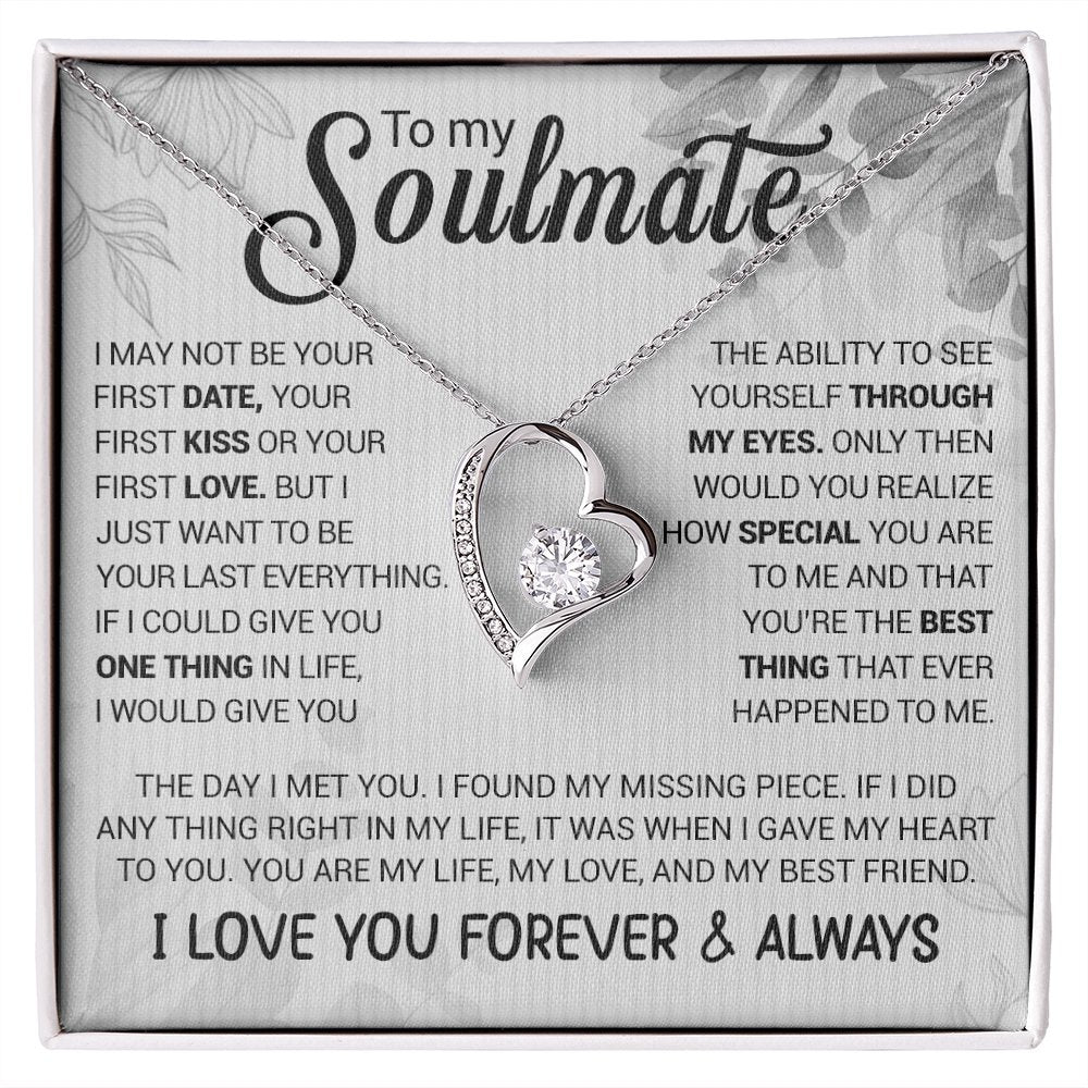 To My Soulmate | The Day I Met You ( Forever Love Necklace) | Jewelry | TageUnlimited