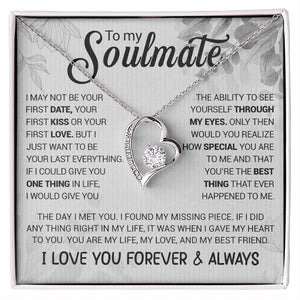 To My Soulmate | The Day I Met You ( Forever Love Necklace) | Jewelry | TageUnlimited