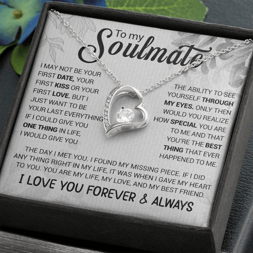 To My Soulmate | The Day I Met You ( Forever Love Necklace) | Jewelry | TageUnlimited