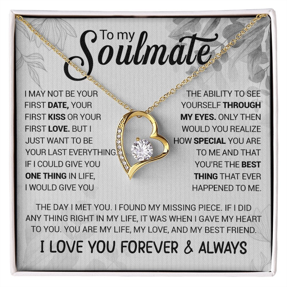 To My Soulmate | The Day I Met You ( Forever Love Necklace) | Jewelry | TageUnlimited