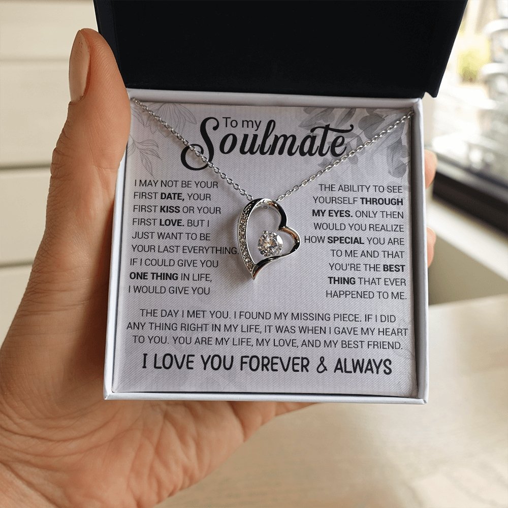 To My Soulmate | The Day I Met You ( Forever Love Necklace) | Jewelry | TageUnlimited