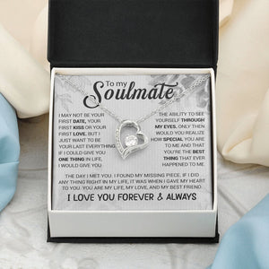 To My Soulmate | The Day I Met You ( Forever Love Necklace) | Jewelry | TageUnlimited