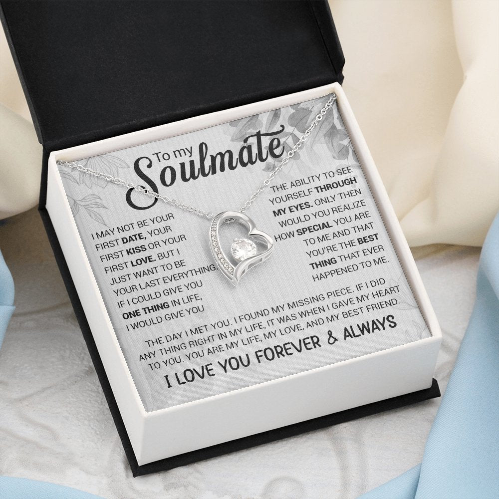 To My Soulmate | The Day I Met You ( Forever Love Necklace) | Jewelry | TageUnlimited