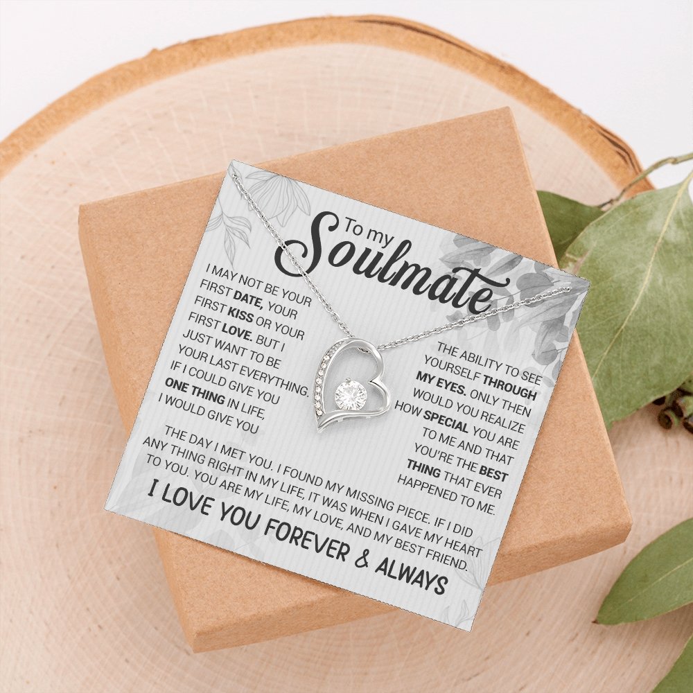 To My Soulmate | The Day I Met You ( Forever Love Necklace) | Jewelry | TageUnlimited