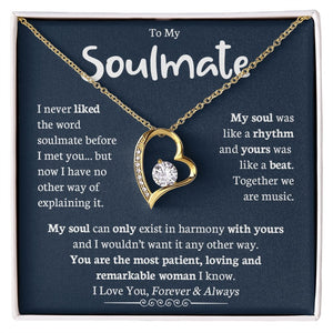 To My Soulmate | Together We Are Music | Jewelry | C30025TG, C30025TR, lx-C30025, PB23-WOOD, PROD-2164484, PT-781, TNM-1, USER-43062 | TageUnlimited