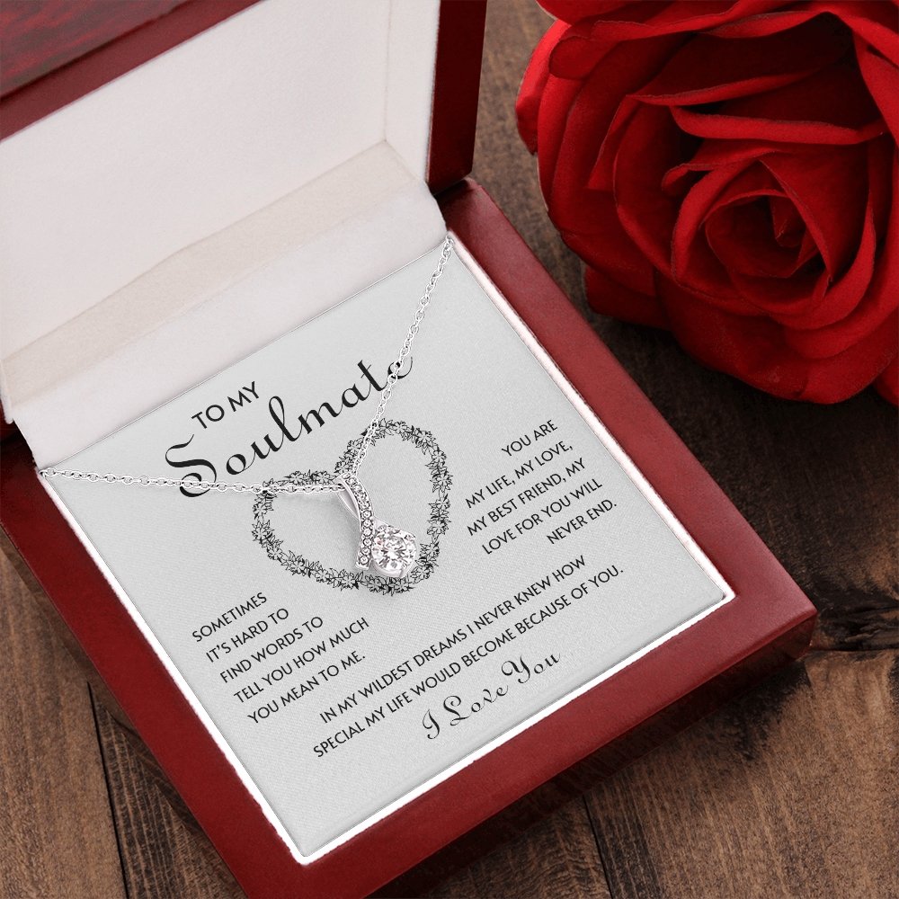 To My Soulmate | You Are My Life | Jewelry | C30084TG, C30084TR, lx-C30084, PB23-WOOD, PROD-2074816, PT-930, TNM-1, USER-43062 | TageUnlimited