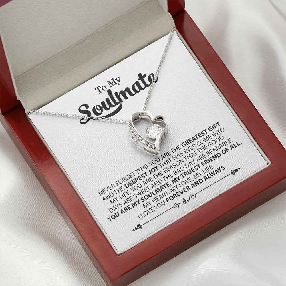 To My Soulmate | You Are The Greatest Gift 💖❤️ | Jewelry | C30025TR, lx-C30025, PB23-WOOD, PROD-1572320, PT-1100, TNM-1, USER-43062, WARRANTY-UPSELL | TageUnlimited