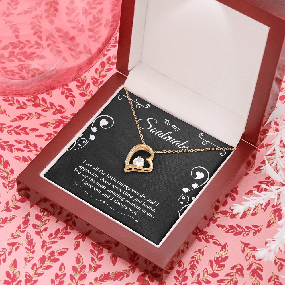 To My Soulmate | You Are The Most Amazing Woman 💖💕 | Jewelry | C30025TG, C30025TR, lx-C30025, PB23-WOOD, PROD-1929829, PT-781, TNM-1, USER-43062 | TageUnlimited