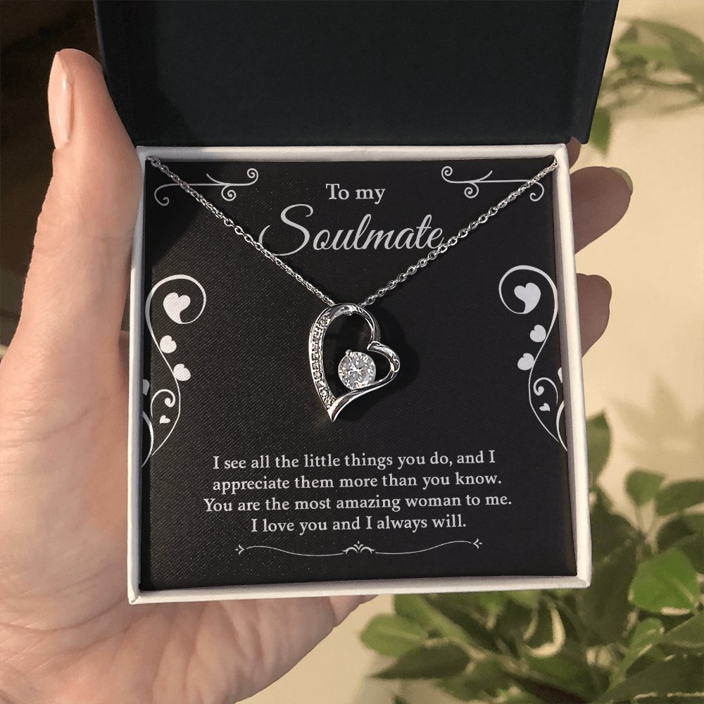 To My Soulmate | You Are The Most Amazing Woman 💖💕 | Jewelry | C30025TG, C30025TR, lx-C30025, PB23-WOOD, PROD-1929829, PT-781, TNM-1, USER-43062 | TageUnlimited