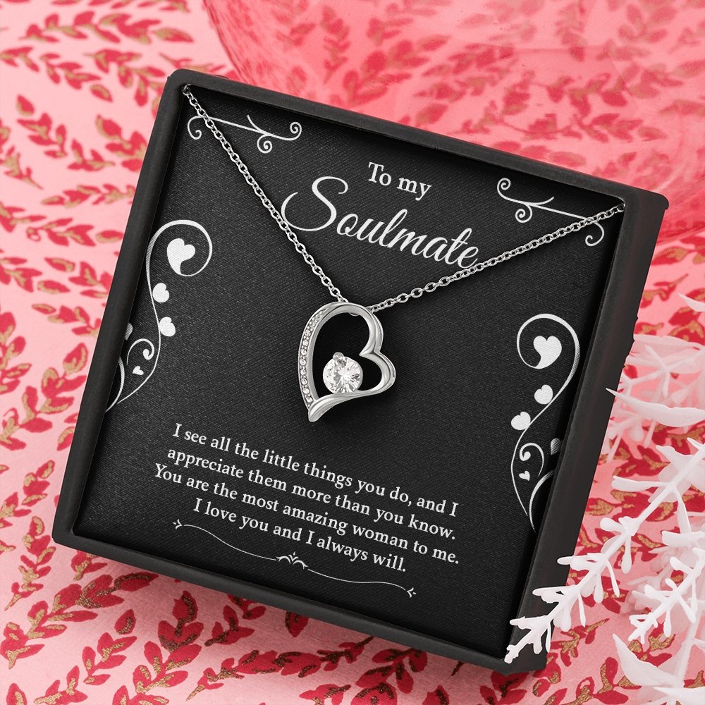 To My Soulmate | You Are The Most Amazing Woman 💖💕 | Jewelry | C30025TG, C30025TR, lx-C30025, PB23-WOOD, PROD-1929829, PT-781, TNM-1, USER-43062 | TageUnlimited