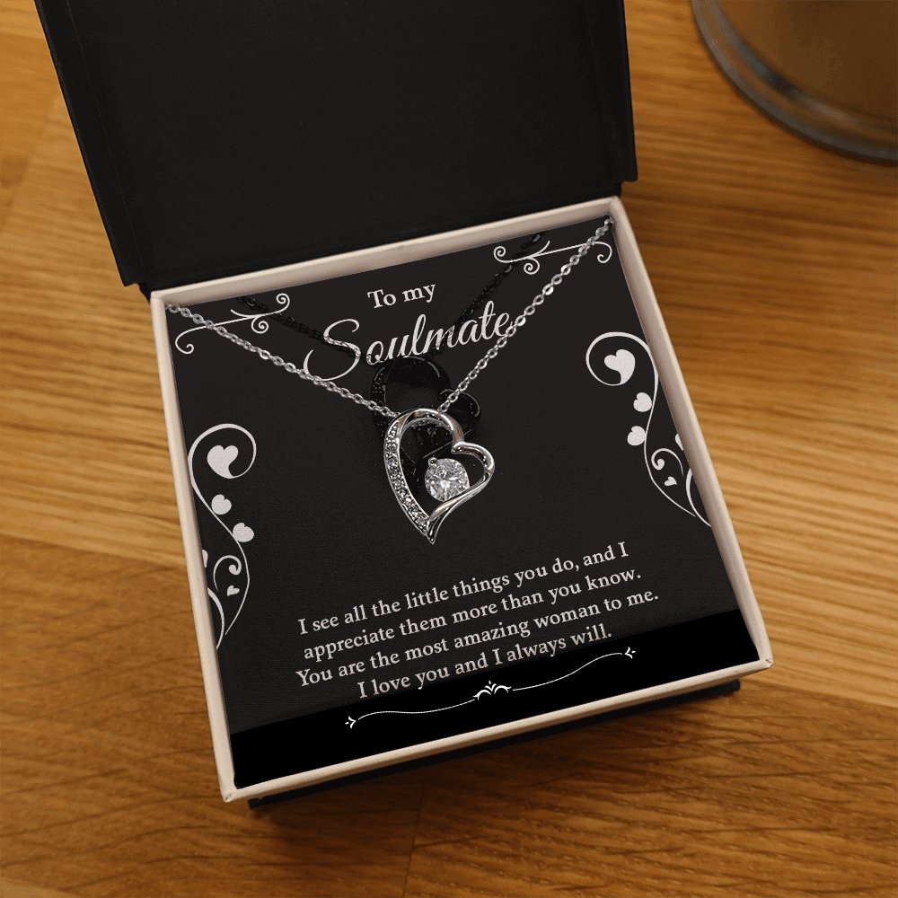To My Soulmate | You Are The Most Amazing Woman 💖💕 | Jewelry | C30025TG, C30025TR, lx-C30025, PB23-WOOD, PROD-1929829, PT-781, TNM-1, USER-43062 | TageUnlimited