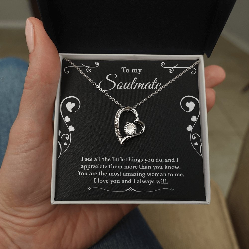 To My Soulmate | You Are The Most Amazing Woman 💖💕 | Jewelry | C30025TG, C30025TR, lx-C30025, PB23-WOOD, PROD-1929829, PT-781, TNM-1, USER-43062 | TageUnlimited
