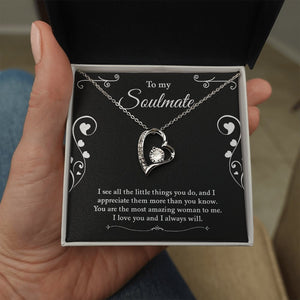To My Soulmate | You Are The Most Amazing Woman 💖💕 | Jewelry | C30025TG, C30025TR, lx-C30025, PB23-WOOD, PROD-1929829, PT-781, TNM-1, USER-43062 | TageUnlimited
