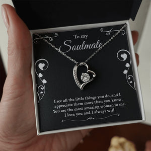 To My Soulmate | You Are The Most Amazing Woman 💖💕 | Jewelry | C30025TG, C30025TR, lx-C30025, PB23-WOOD, PROD-1929829, PT-781, TNM-1, USER-43062 | TageUnlimited