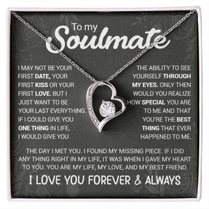 To My Soulmate | You're The Best Thing (Forever Love Necklace) | Jewelry | TageUnlimited