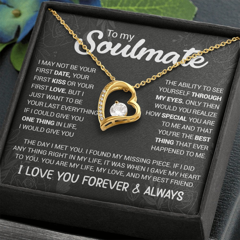 To My Soulmate | You're The Best Thing (Forever Love Necklace) | Jewelry | TageUnlimited