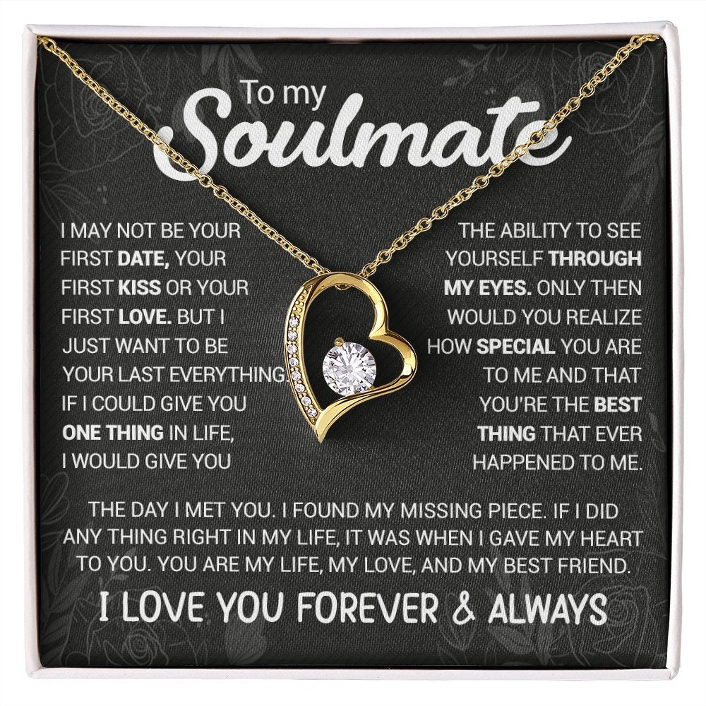 To My Soulmate | You're The Best Thing (Forever Love Necklace) | Jewelry | TageUnlimited