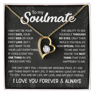 To My Soulmate | You're The Best Thing (Forever Love Necklace) | Jewelry | TageUnlimited