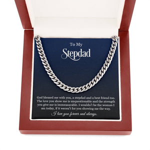To My Stepdad | God Blessed Me With You ❤️ | Jewelry | C30184T, C30184TG, lx-C30184, PB23-WOOD, PROD-1826818, PT-1772, USER-43062 | TageUnlimited