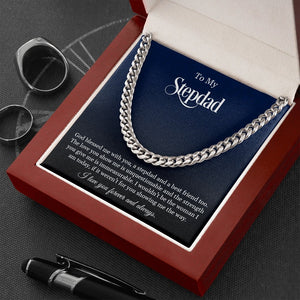 To My Stepdad | God Blessed Me With You ❤️ | Jewelry | C30184T, C30184TG, lx-C30184, PB23-WOOD, PROD-1826818, PT-1772, USER-43062 | TageUnlimited
