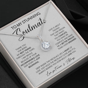 To My Stunning Soulmate | Thank You For Being My Bestfriend | Jewelry | C30187TR, lx-C30187, PB23-WOOD, PROD-2055730, PT-2646, TNM-1, USER-43062 | TageUnlimited