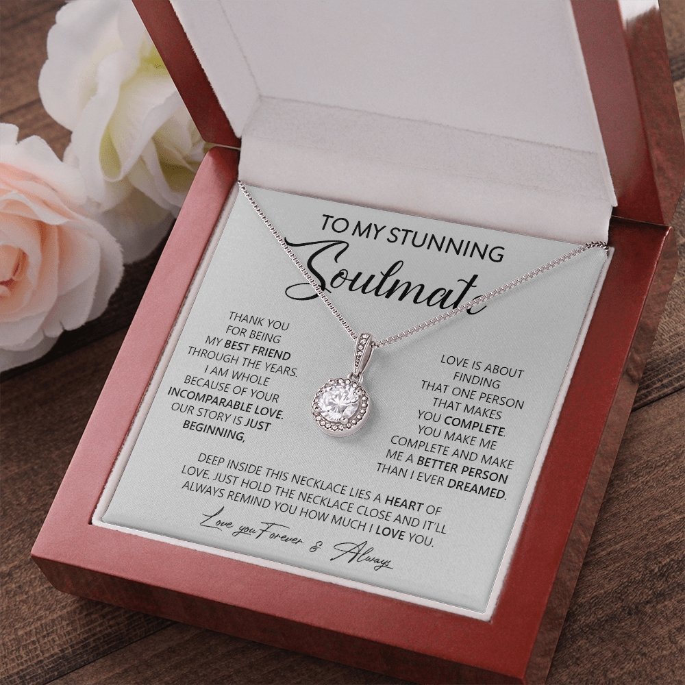 To My Stunning Soulmate | Thank You For Being My Bestfriend | Jewelry | C30187TR, lx-C30187, PB23-WOOD, PROD-2055730, PT-2646, TNM-1, USER-43062 | TageUnlimited
