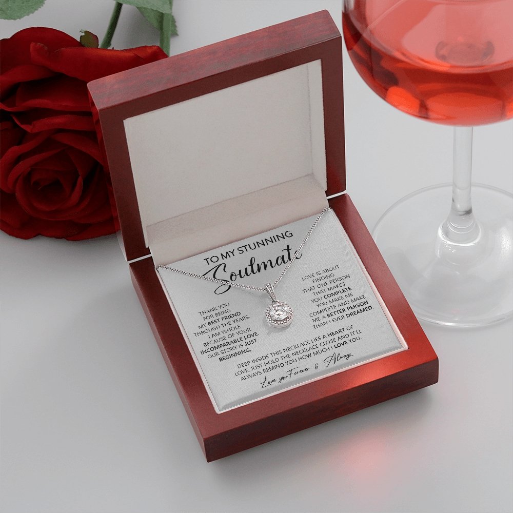 To My Stunning Soulmate | Thank You For Being My Bestfriend | Jewelry | C30187TR, lx-C30187, PB23-WOOD, PROD-2055730, PT-2646, TNM-1, USER-43062 | TageUnlimited