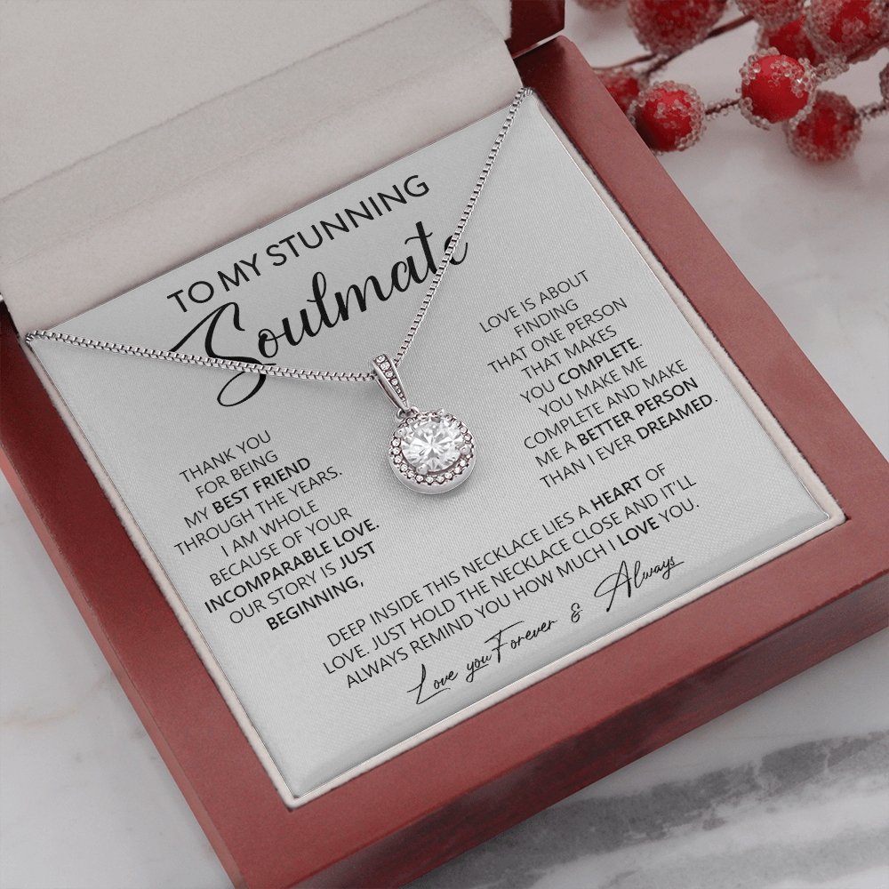 To My Stunning Soulmate | Thank You For Being My Bestfriend | Jewelry | C30187TR, lx-C30187, PB23-WOOD, PROD-2055730, PT-2646, TNM-1, USER-43062 | TageUnlimited