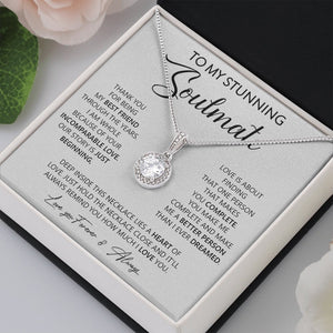 To My Stunning Soulmate | Thank You For Being My Bestfriend | Jewelry | C30187TR, lx-C30187, PB23-WOOD, PROD-2055730, PT-2646, TNM-1, USER-43062 | TageUnlimited