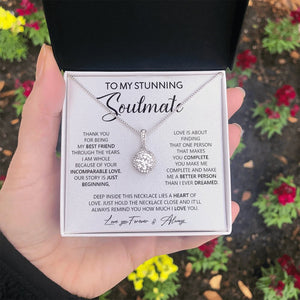To My Stunning Soulmate | Thank You For Being My Bestfriend | Jewelry | C30187TR, lx-C30187, PB23-WOOD, PROD-2055730, PT-2646, TNM-1, USER-43062 | TageUnlimited