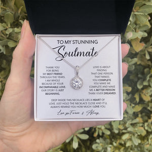 To My Stunning Soulmate | Thank You For Being My Bestfriend | Jewelry | C30187TR, lx-C30187, PB23-WOOD, PROD-2055730, PT-2646, TNM-1, USER-43062 | TageUnlimited